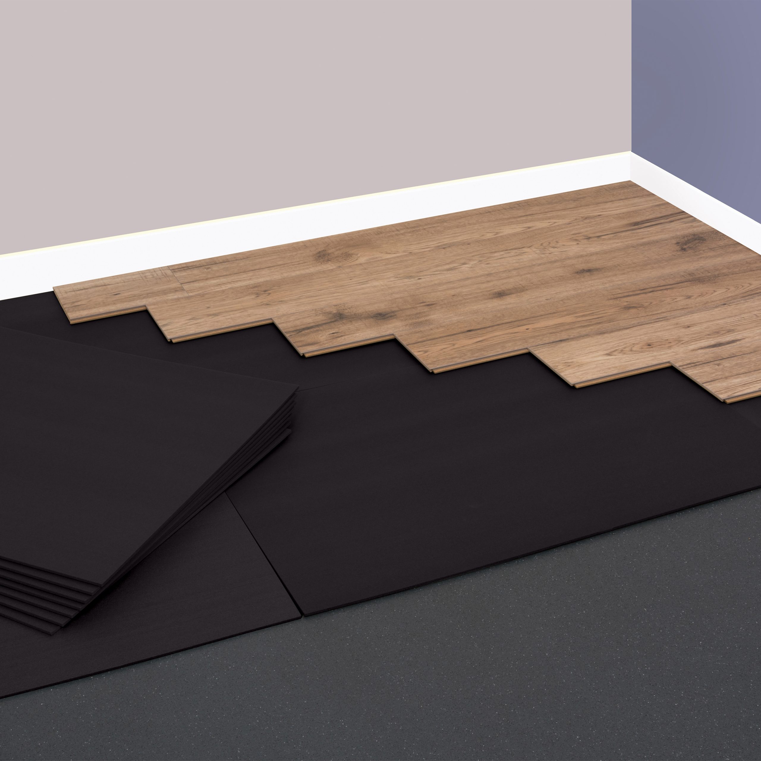 6mm Premium Underlay for Wood and Laminate Floors - 9.76m2