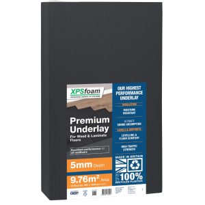 5mm Premium Underlay for Wood and Laminate Floors - 9.76m2